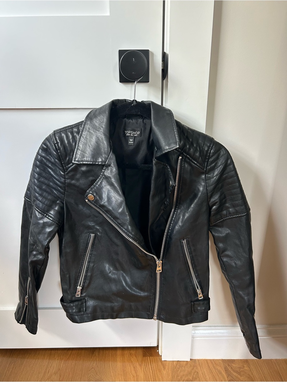 Topshop leather biker jacket